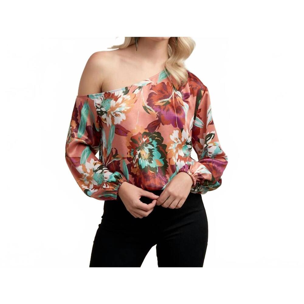 NEW ALI & JAY sorry i'm a lady top in floral